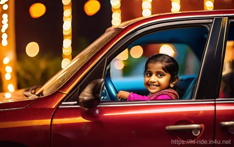 승용완구 할인 행사 일정 - **Prompt 1: Festive Joy with an Electric Ride-On Car**
    "A joyous 4-year-old child with a bright ...