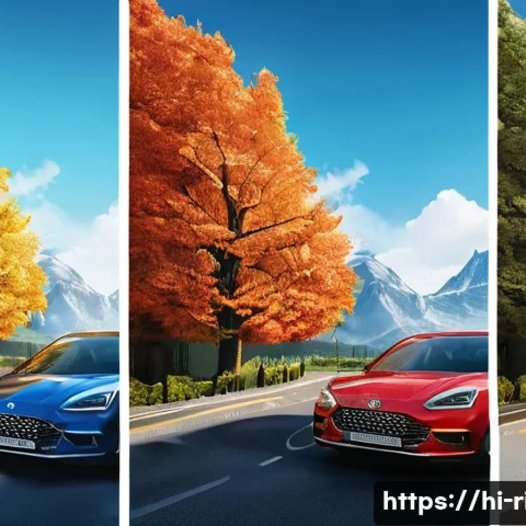 승용완구 전기차 스타일 - Here are three detailed image prompts in English, designed for image generation, adhering to all saf...