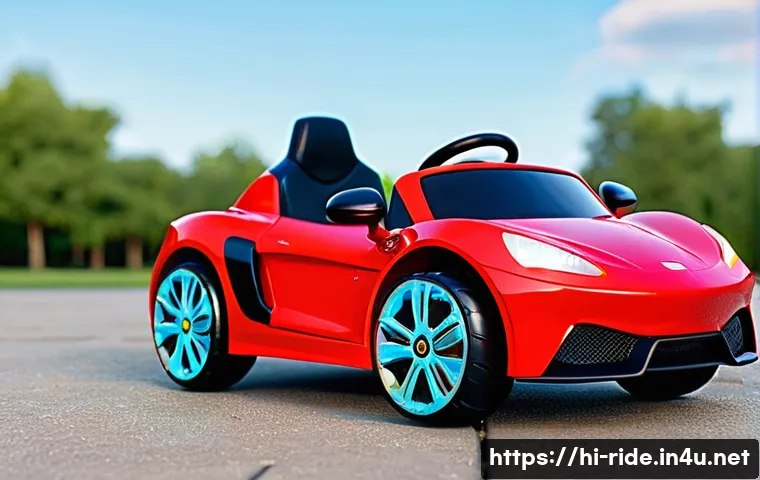 승용완구 경쟁 제품 비교 - A colorful electric ride-on toy car designed for children, featuring a sturdy 12V motor and a high-c...