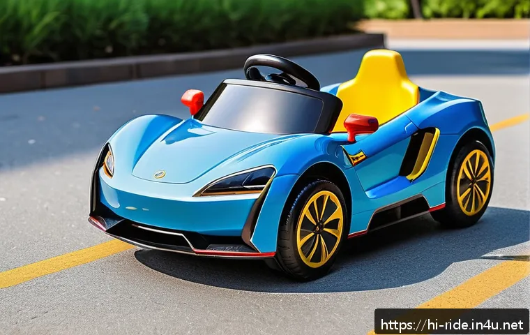 승용완구 최신 유행 - A vibrant and safe electric toy car designed for children aged 3-5 years, featuring bright colors li...