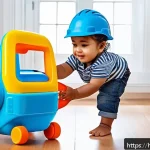 승용완구 네이버 스마트스토어 - A vibrant and colorful toddler walking toy made of durable plastic and metal, designed for a child w...